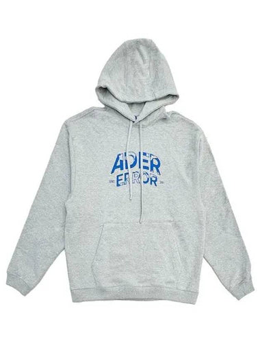 EDCA Logo Hooded Sweatshirt Gray BN25FYHD0101GR - ADER ERROR - BALAAN 1