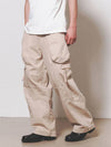 Cargo Dying Wide Pants Beige - NUAKLE - BALAAN 2