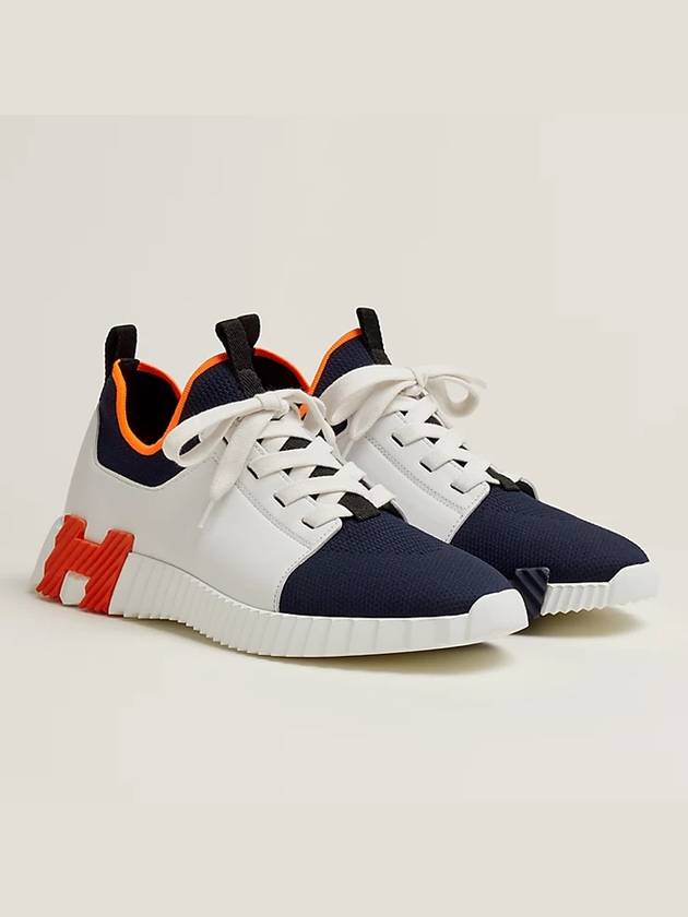 Department Low Top Sneakers Marine Blanc - HERMES - BALAAN 2