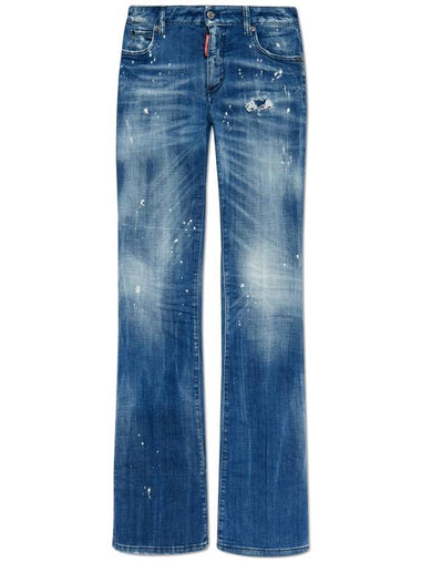 Dsquared2 Jeans Medium Waist Flare, Women's, Blue - DSQUARED2 - BALAAN 1