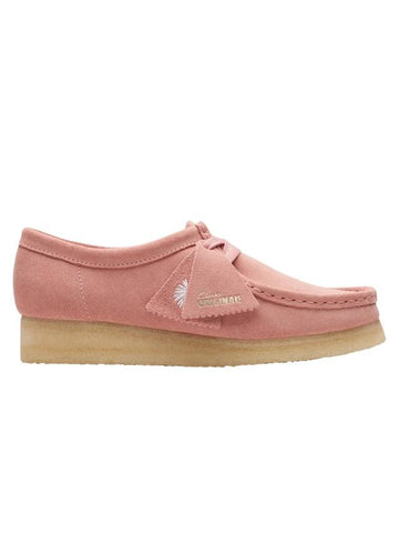 Originals Wallabee Terracotta Suede Loafers Pink - CLARKS - BALAAN 1