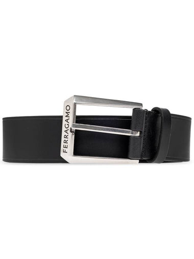 FERRAGAMO Leather Belt, Women's, Black - SALVATORE FERRAGAMO - BALAAN 1