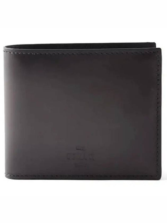 Makore logo debosed leather nonfold wallet bifold wallet - BERLUTI - BALAAN 1