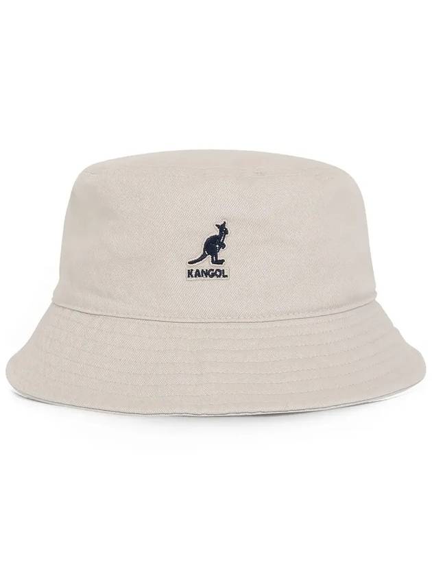 K4224HT KHAKI 4224 Washed Bucket Hat - KANGOL - BALAAN 5