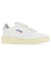 Medalist Leather Low Top Sneakers White - AUTRY - BALAAN 6