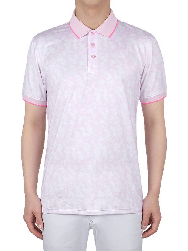 Golf Wear Men s Collar Short Sleeve T Shirt G4MS23K061 BLUSH - G/FORE - BALAAN 4