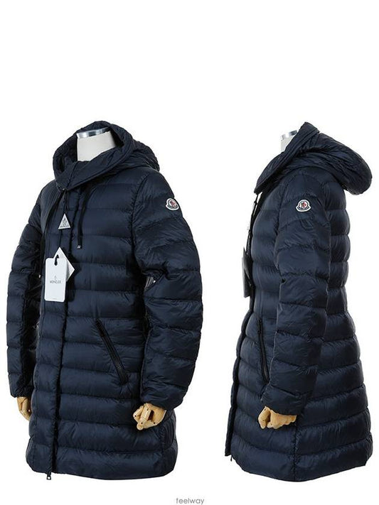 Women's Gnosia Logo Patch Down Padding Navy - MONCLER - BALAAN 2