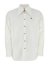 Long Sleeve Shirt 2401003PW009Q A401 White - VIVIENNE WESTWOOD - BALAAN 2