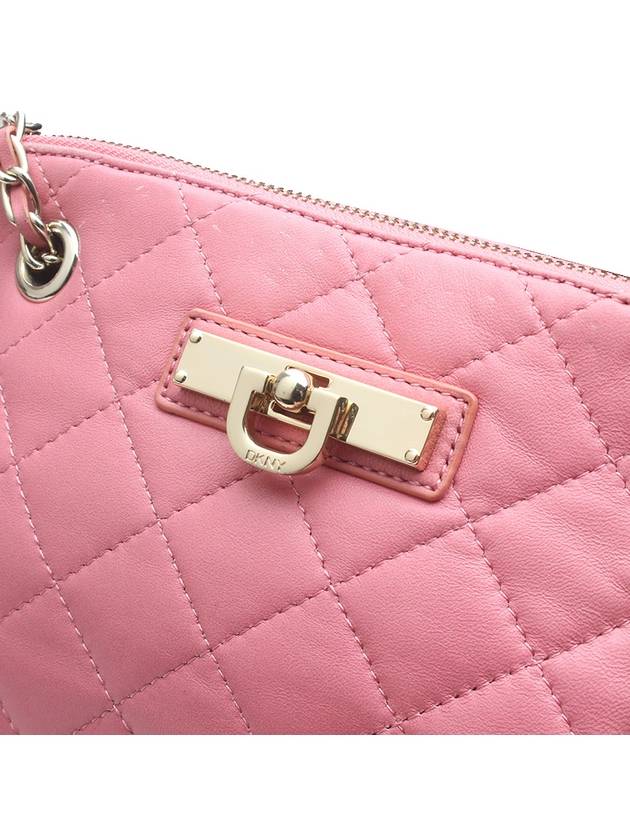 Rose lambskin shoulder and cross bag - DKNY - BALAAN 6