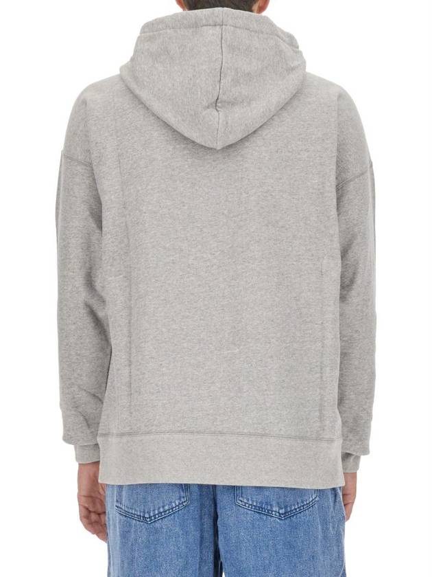 Miley Logo Print Hoodie Grey - ISABEL MARANT - BALAAN 4