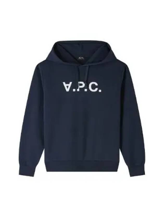 Logo Hoodie Navy - A.P.C. - BALAAN 2