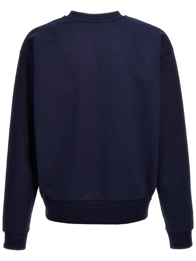 Mini Logo Organic Cotton Sweatshirt Navy - MARNI - BALAAN 3