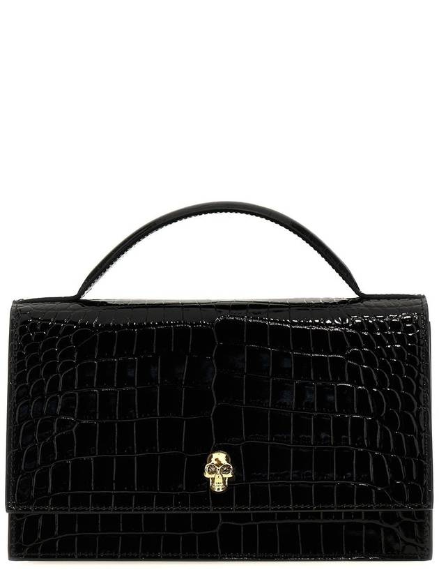 Women's Medium Skull Shoulder Bag Black - ALEXANDER MCQUEEN - BALAAN 2