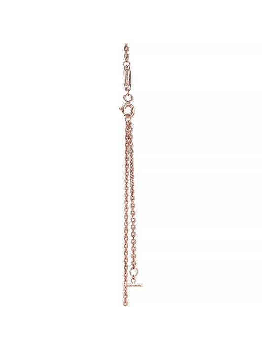Tiffany TIFFANY T Smile Necklace Rose Gold Small 35189432 - TIFFANY & CO. - BALAAN 2
