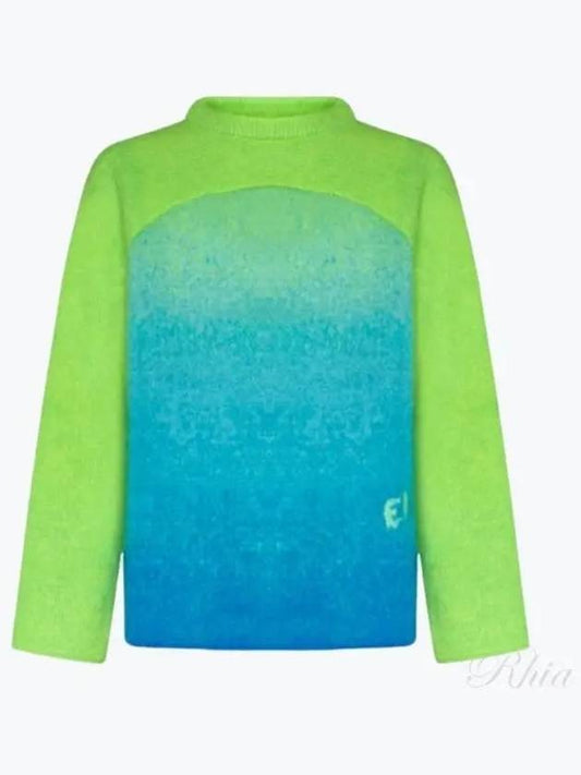 RL Gradient Rainbow Sweater Knit Green 07N001 Gradient - ERL - BALAAN 1