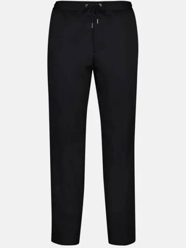 Logo straight pants black - MONCLER - BALAAN 2