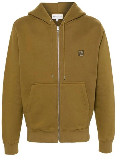 Maison Kitsune Bold Fox Head Patch Men s Brushed Hood Zip up MM00714 P358 - POLO RALPH LAUREN - BALAAN 2