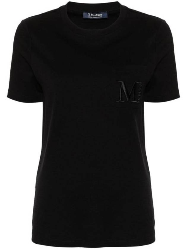 Madera Short Sleeve T-Shirt Black - S MAX MARA - BALAAN 1