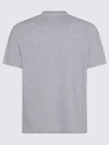 Embroidered Logo Short Sleeve Polo Shirt Grey - BRUNELLO CUCINELLI - BALAAN 6