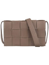 Intrecciato Cassette Cross Bag Dove Grey - BOTTEGA VENETA - BALAAN 3