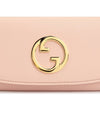 Women's Blondie Continental Chain Leather Long Wallet Pink - GUCCI - BALAAN 9