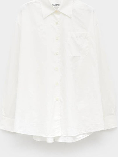 Borrowed Poplin Shirt White - OUR LEGACY - BALAAN 2