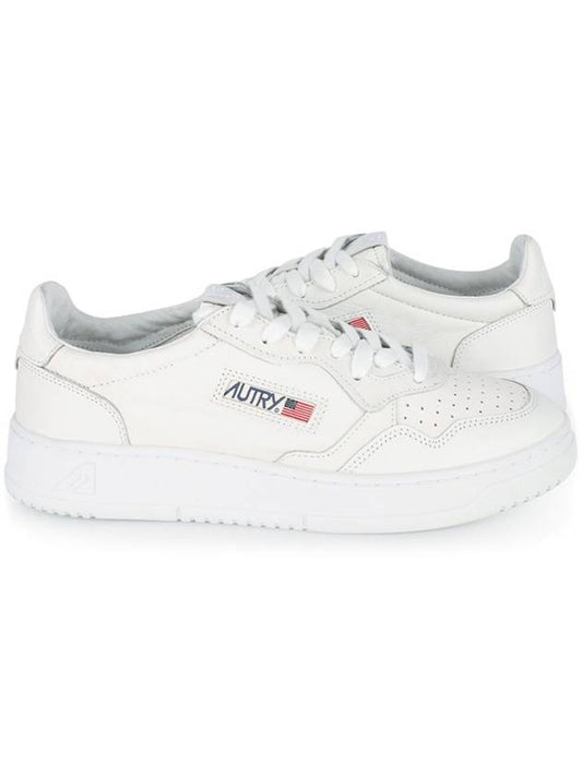 Medalist Logo Patch Low Top Sneakers White - AUTRY - BALAAN 2