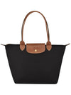 Le Pliage Original Medium Tote Bag Black - LONGCHAMP - BALAAN 1