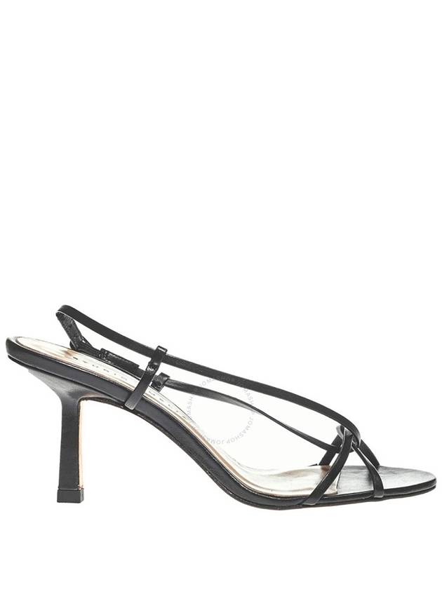 Studio Amelia Black Entwined 70 Leather Slingback Sandals, Brand Size 36 ( US Size 6 ) - STUDIO AMELIA - BALAAN 1