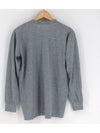 SPMRGOSN Unisex Basic Plain Round Long Sleeve Tee Gray - SUPENER - BALAAN 3