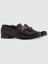 Men's Horsebit Loafers Black - GUCCI - BALAAN 3