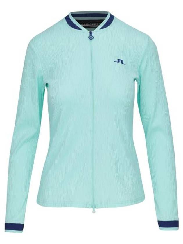 Leonor Mid Layer Jacket Aruba Blue - J.LINDEBERG - BALAAN 1