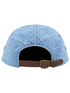 Punched Denim Camp Cap Washed Indigo FW23H105 - SUPREME - BALAAN 2