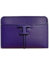Timeless Logo Card Wallet Purple XAWTSVF1100 ROR L606 - TOD'S - BALAAN 2