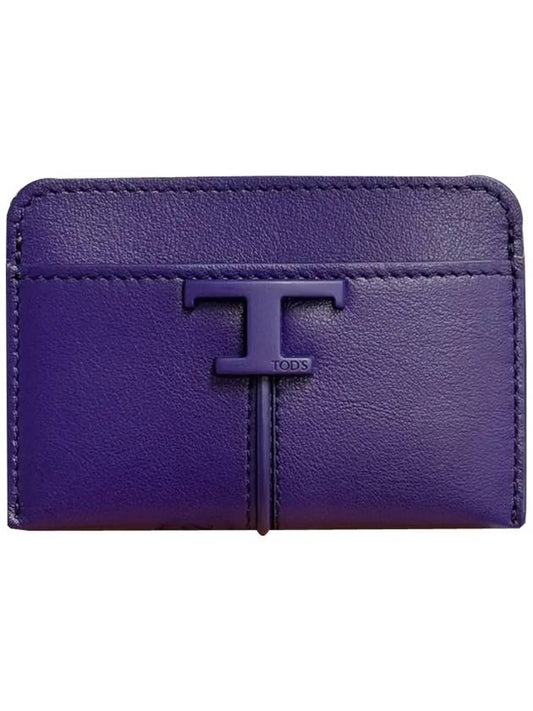 Timeless Logo Card Wallet Purple XAWTSVF1100 ROR L606 - TOD'S - BALAAN 2
