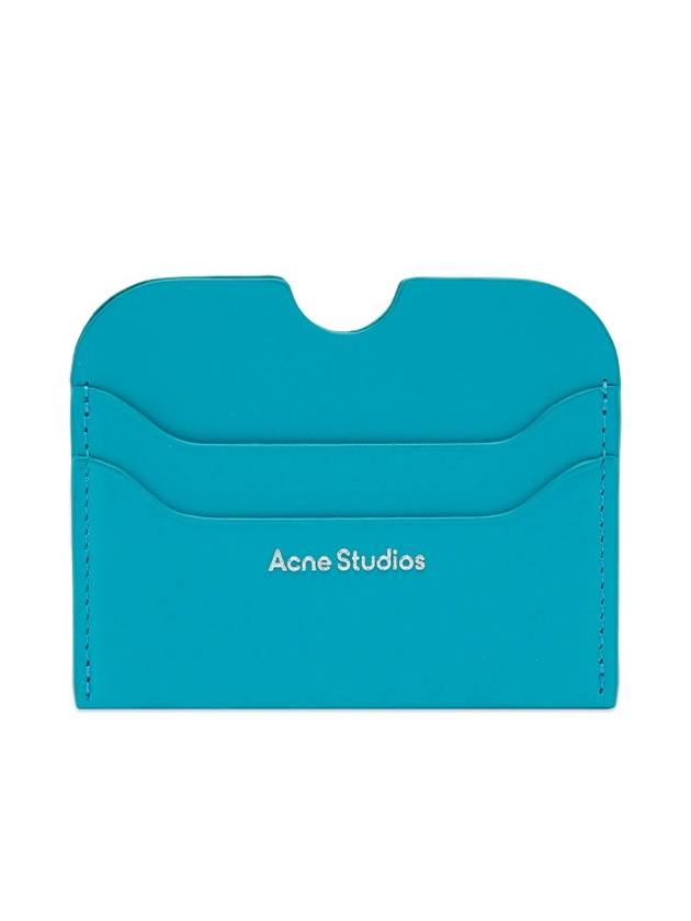 Elmas Large S Card Wallet Blue - ACNE STUDIOS - BALAAN 1