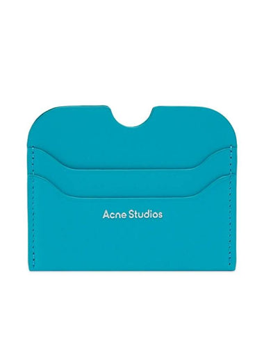 Elmas Large S Card Wallet Blue - ACNE STUDIOS - BALAAN 1