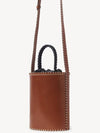 Luella Stitched Small Bucket Bag Tan - CHLOE - BALAAN.