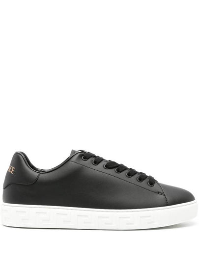 Greca Low Top Sneakers Black - VERSACE - BALAAN 2