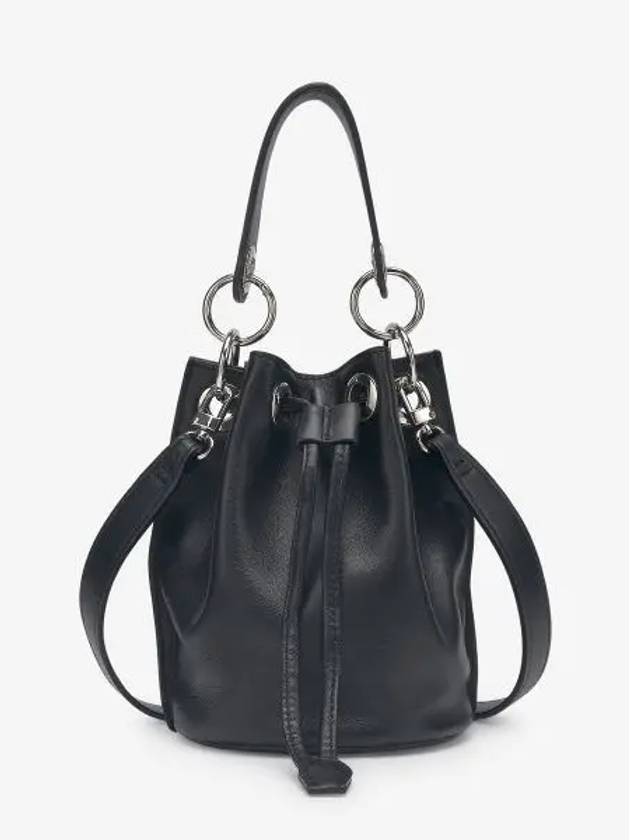 Refurbished Allegra Bucket Bag Leather Black ALGBLEATHERBLACK - HAI - BALAAN 1