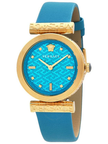 Versace Regalia Quartz Turquoise Dial Ladies Watch VE6J00323 - VERSACE - BALAAN 1