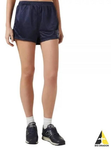 24 Prince Health Mesh Disco Shorts NavyWhite SH023S414PN - SPORTY & RICH - BALAAN 1