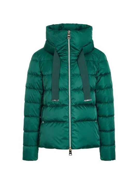 Women s Glossy Strap Down Padded Jacket Green 271144 - HERNO - BALAAN 1