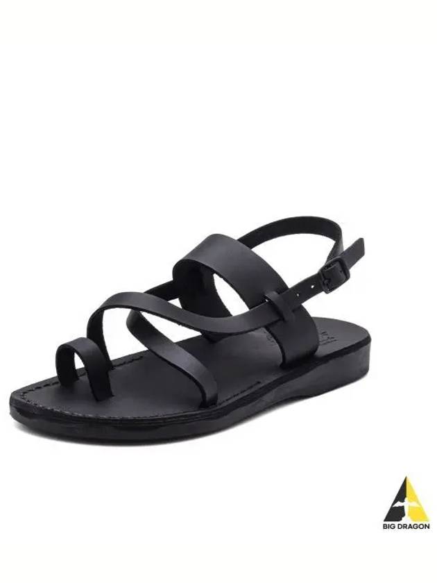 SANDALS NO 519 BETHANY BLACK Unisex - JERUSALEM - BALAAN 1