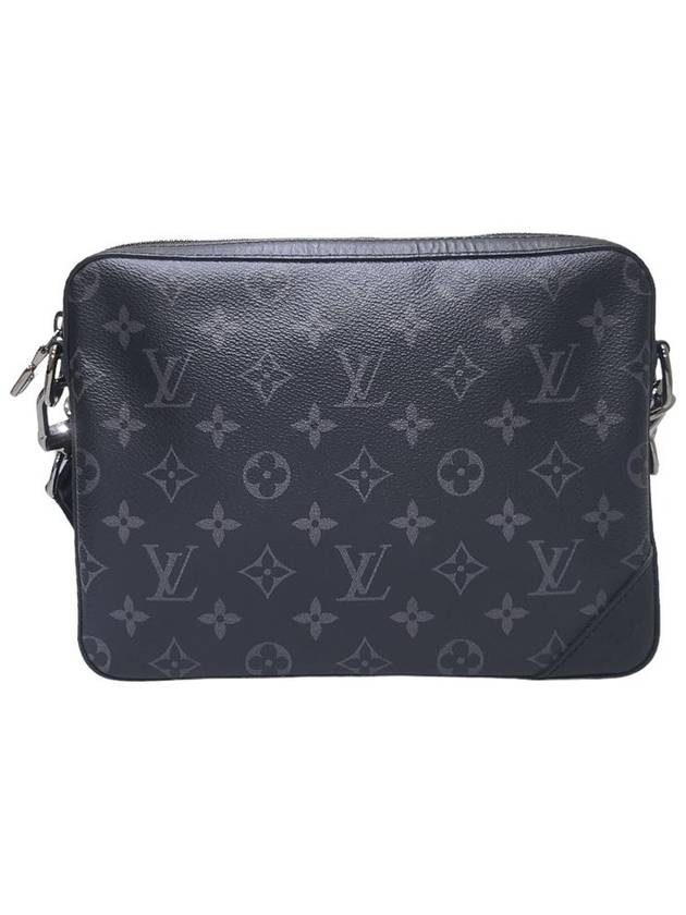 Women s M69443 Monogram Eclipse Reverse Canvas Trio Crossbody Bag Built in Chip - LOUIS VUITTON - BALAAN 4