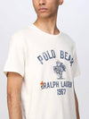 Slim Fit Polo Bear Jersey Short Sleeve T-Shirt White - POLO RALPH LAUREN - BALAAN 3