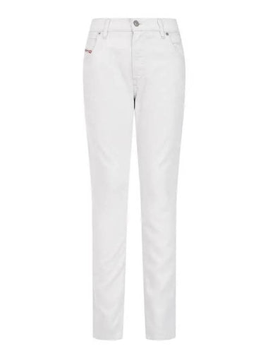 STRETCH SLIM JOGGED JEANS KRAILEY WHITE - DIESEL - BALAAN 1