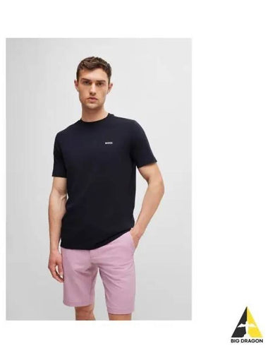 Jersey cotton short sleeve t shirt 50506373 403 - BOSS - BALAAN 1