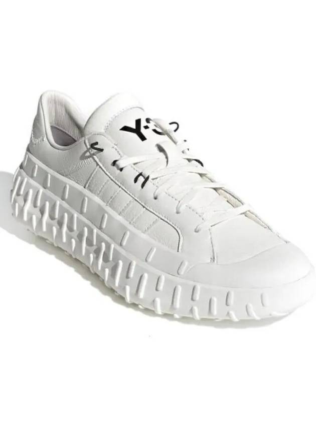 GR 1P Logo Low Top Sneakers White - Y-3 - BALAAN 3