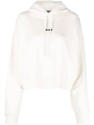 logo print hoodie - MSGM - BALAAN 1